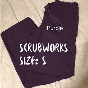 ScrubWorks Purple Scrub Pants